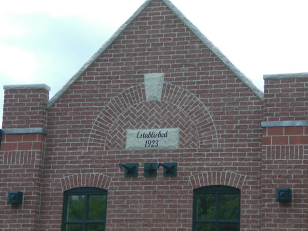 masonry retail space